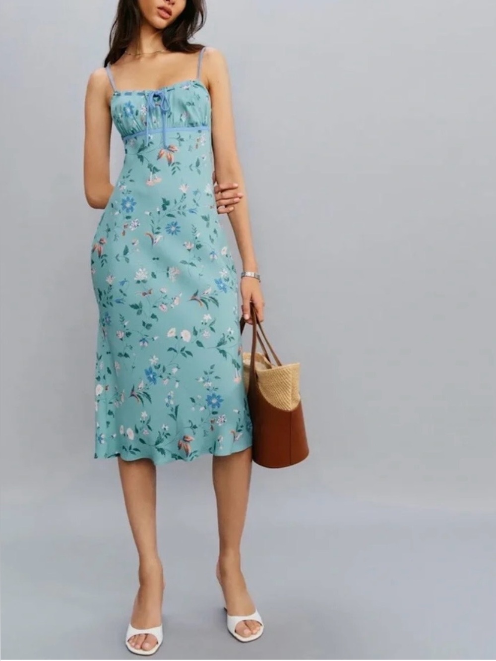 Reformation Camira Dress In Burano, brand new, never worn, no flaws.